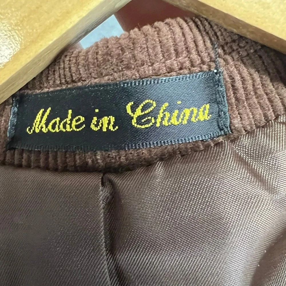 NEW Circle S Lubbock Mens Brown‎ Corduroy Western Blazer Sport Coat 54R Cowboy
